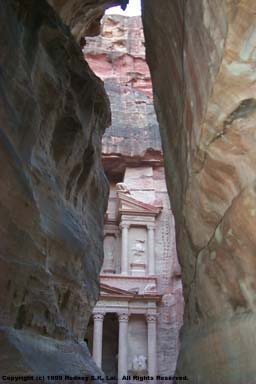 View of The Khazneh from The Siq