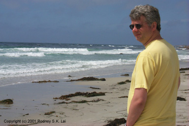 Darran at the beach
