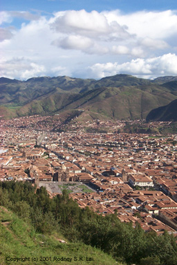 View from Sacsayhuaman