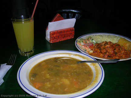 Callos a la Madrilena/Sopa de Lentejas