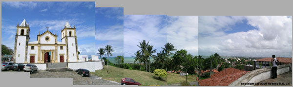 Angel enjoys the view at Igreja da Se Panarama