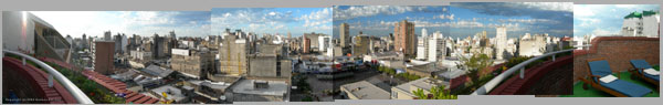 View from Hotel Plaza del Sol Sundeck Panarama