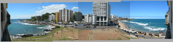 View from Farol da Barra Panarama