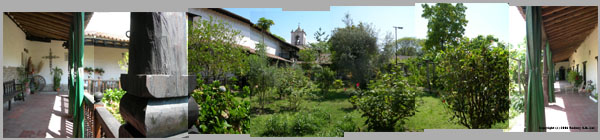 Iglesia de San Francisco y Convento de Santa Ana Panarama
