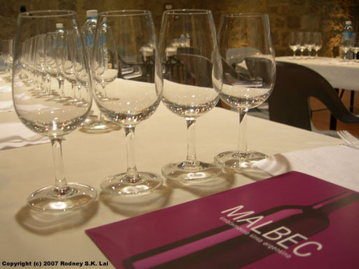 Wine class at La Enoteca