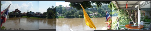 View from Thaton Garden Riverside Guesthouse